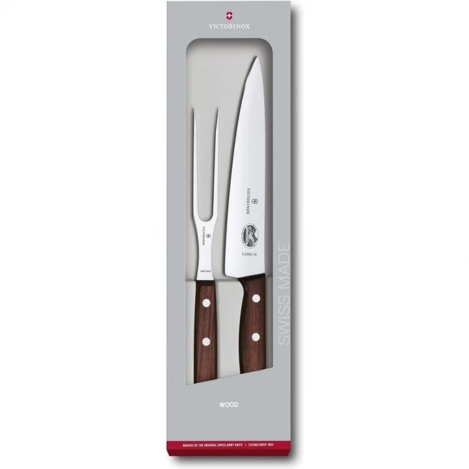 Набор ножей кухонных VICTORINOX WOOD 5.1020.2G Набор ножей кухонных VICTORINOX WOOD 5.1020.2G