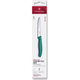 Набор ножей VICTORINOX SWISS CLASSIC 6.7234.6C1 зеленый европодвес Набор ножей VICTORINOX SWISS CLASSIC 6.7234.6C1 зеленый европодвес