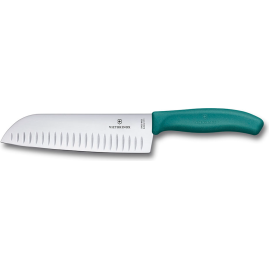 Нож VICTORINOX SWISS CLASSIC Santoku зелёная рукоять Нож VICTORINOX SWISS CLASSIC Santoku зелёная рукоять